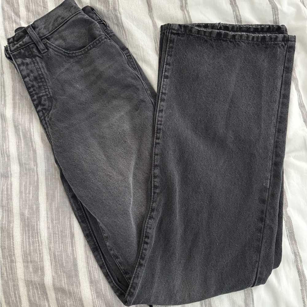 Classic 90s Style Black Denim Jeans